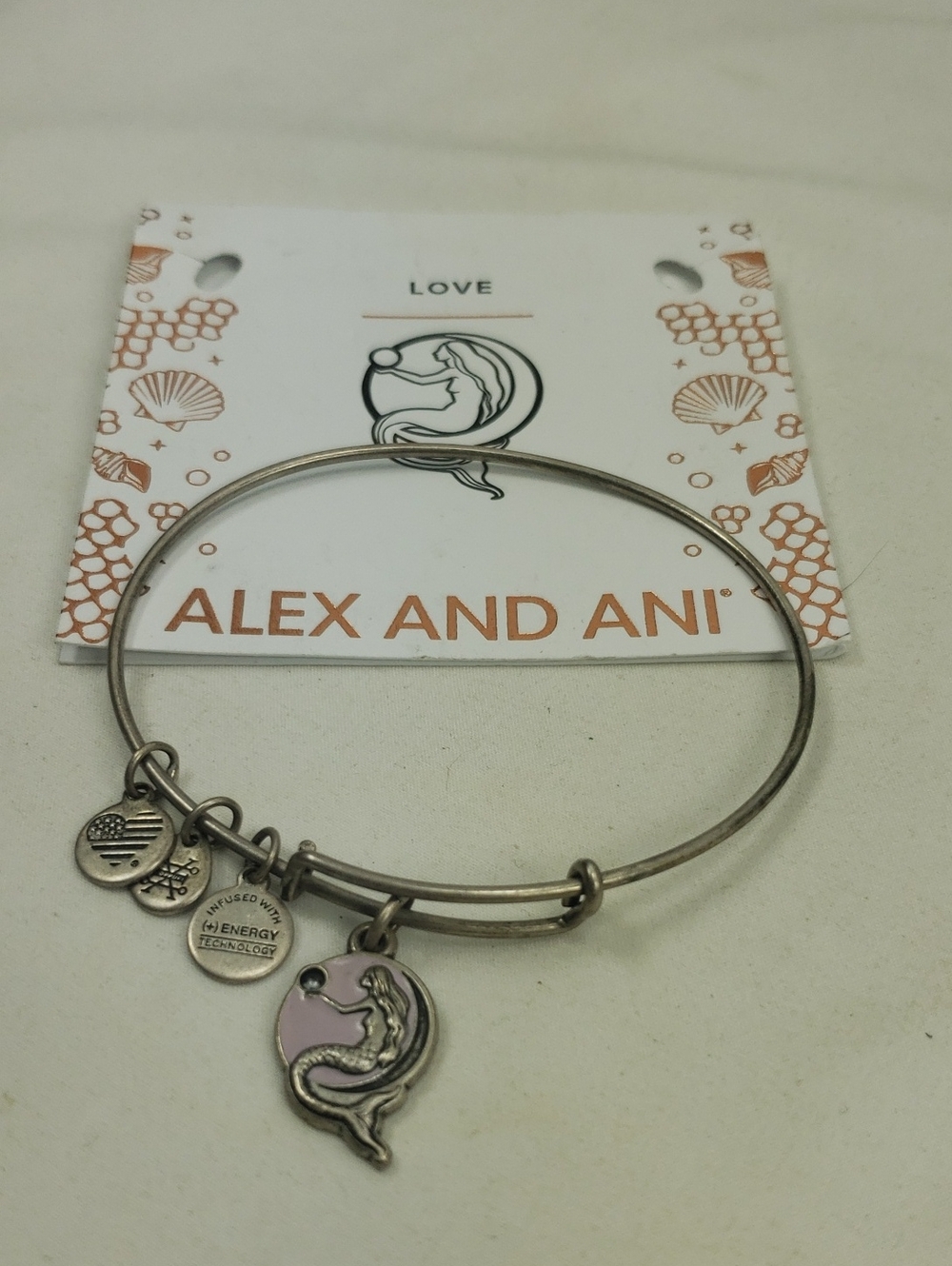 Alex & Ani Silver Tone Mermaid Bracelet